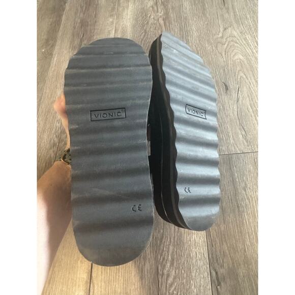 Vionic Womens Pheonix Reyna Black Platforms Sandals Size 8.5‎ - Picture 7 of 8